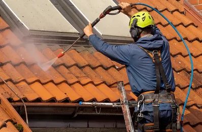 Démoussage et hydrofuge de toiture à Pompiac